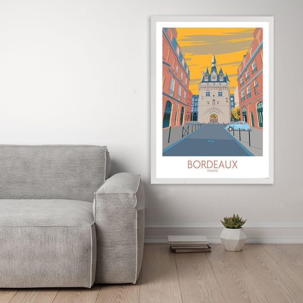 Bordeaux Tourist Poster, France, Wall Art - Image 4