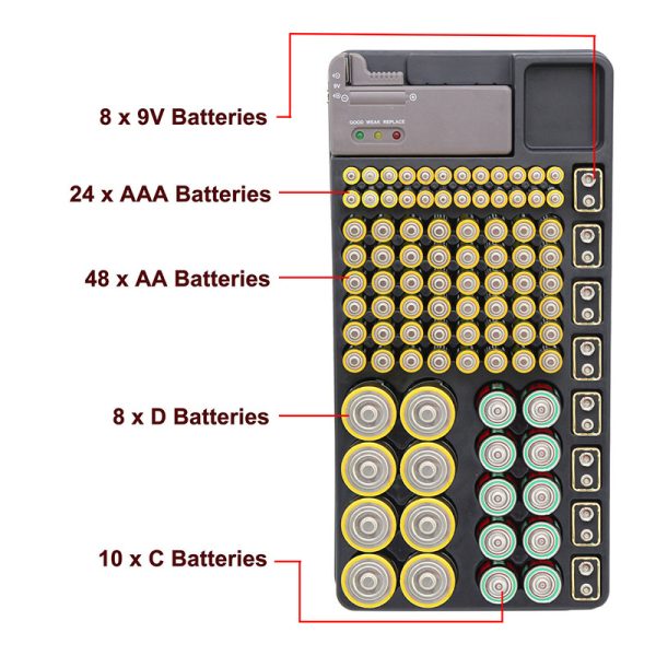 Battery Storage Storage Rack Box Storage Box - Image 6