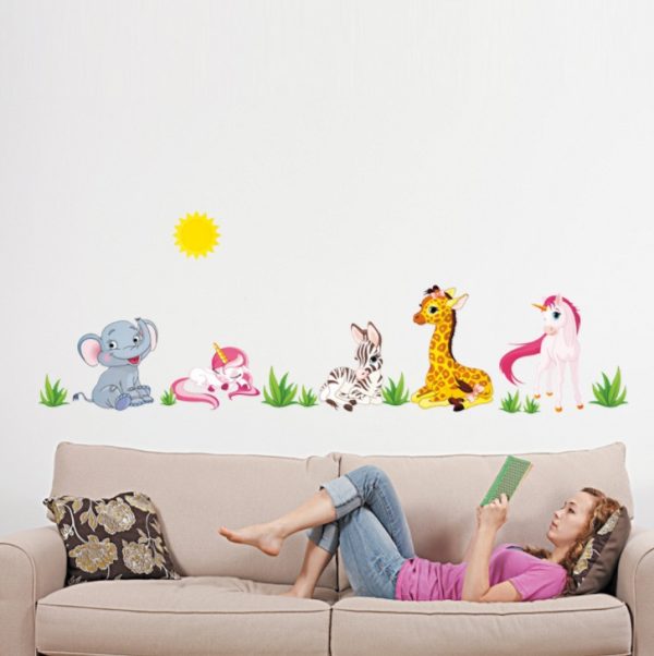 WAll art sticker Kids room animals - Image 3