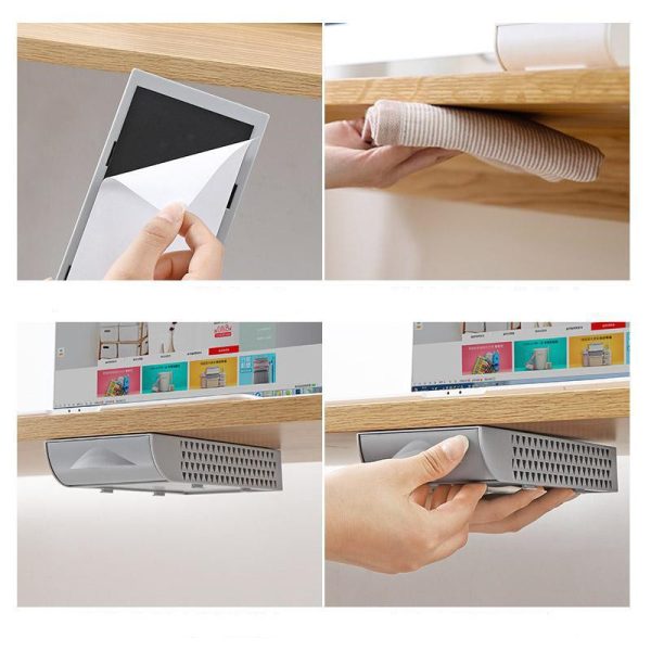 Stackable Hidden Office Drawer Organizer Under Desk Pen Holder Home Office Stationery Box Space Save - Image 3