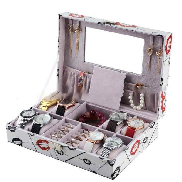 Women DIY Home Storage Desk Case Makeup Organizer Box - Image 5