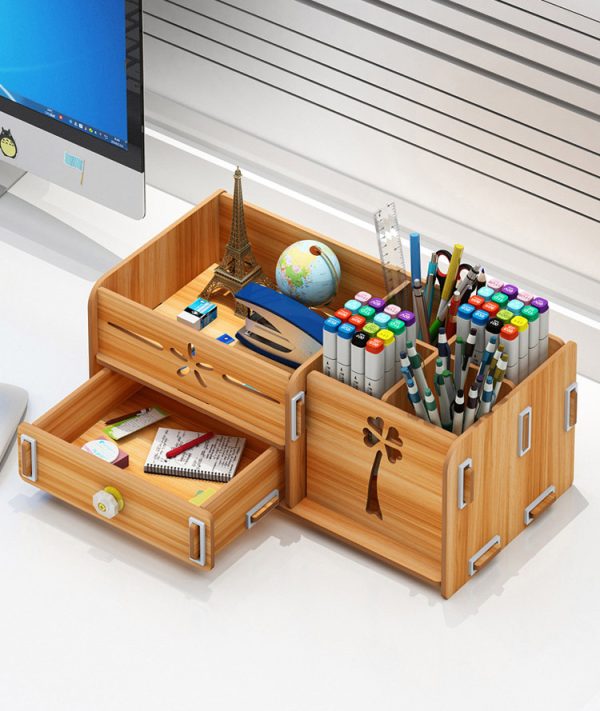 Desk Pen Holder – Stylish Desk Organizer for Home & Office - Image 3