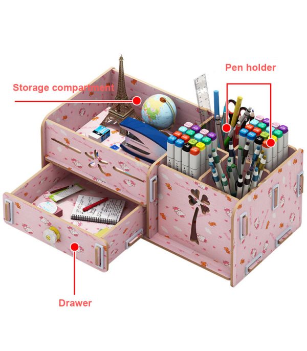 Desk Pen Holder – Stylish Desk Organizer for Home & Office - Image 4