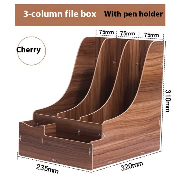 Office Desk Surface Panel Organizer Folder Storage Box Drawer - Image 9