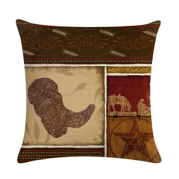 Cowboy Decorative Throw Pillows Cushion Covers - Image 5