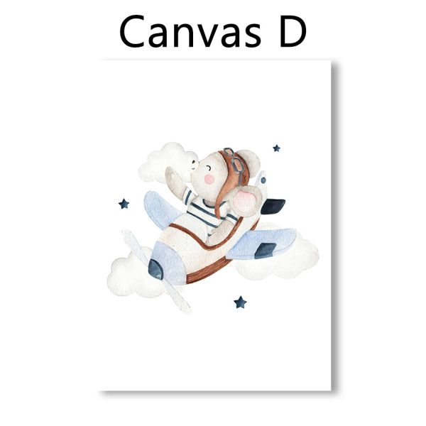 HD Spray Painting Bedroom Wall Art - Image 4