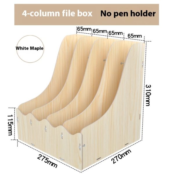 Office Desk Surface Panel Organizer Folder Storage Box Drawer - Image 2
