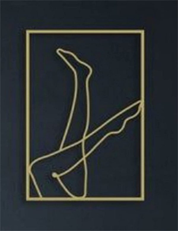 Female Line Art Acrylic Wall Decoration - Image 5