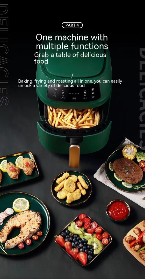 8L Air Fryer Baking Chips Machine Deep Frying Pan - Image 2