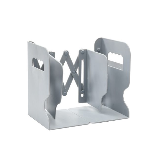 Retractable Bookends For Shelves Book Support Stand Adjustable Bookshelf With Pen Holder Desk Organizer Office Accessories - Image 7
