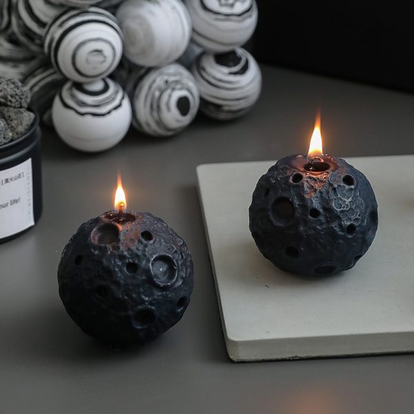 Bedroom Creative Moon Shape Scented Candles Ornaments - Image 4