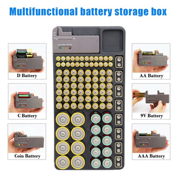 Battery Storage Storage Rack Box Storage Box - Image 3