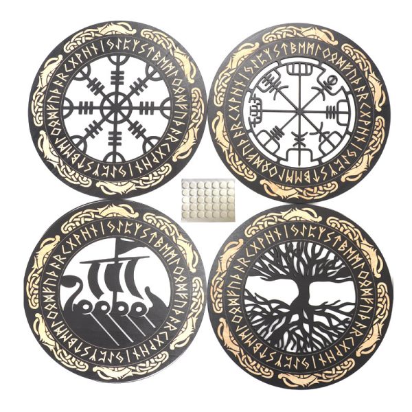 Viking Decor Wooden Wall Art Nordic - Image 4