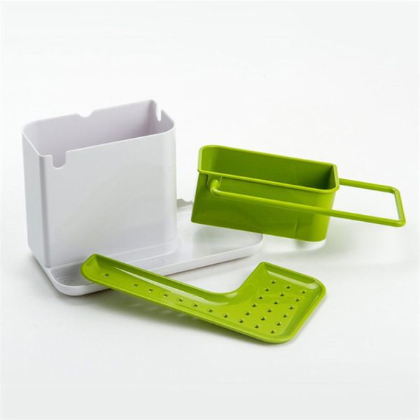 Cleaning supplies storage drain storage rack - Image 5