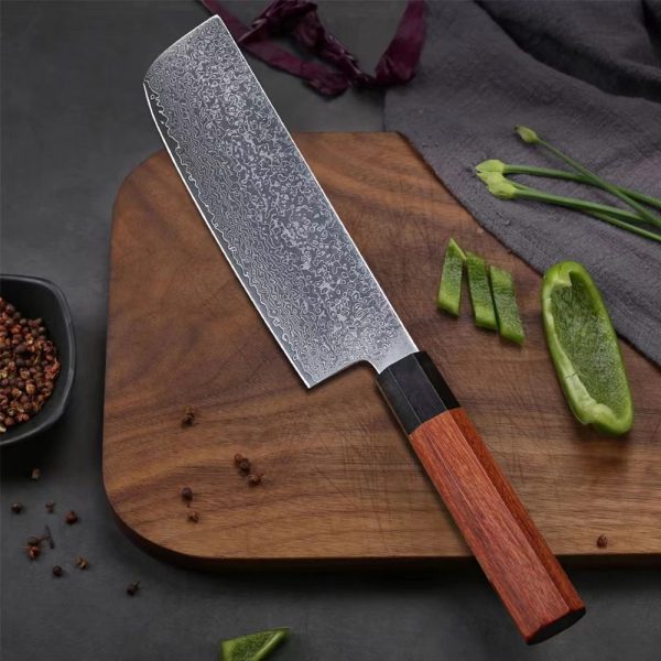 Damascus Steel 7 Inch Kitchen Knives Cooking Tools - Image 3