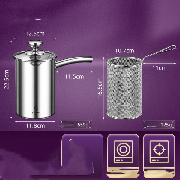 Stainless Steel Fryer For Household Mini Fuel Saving - Image 2