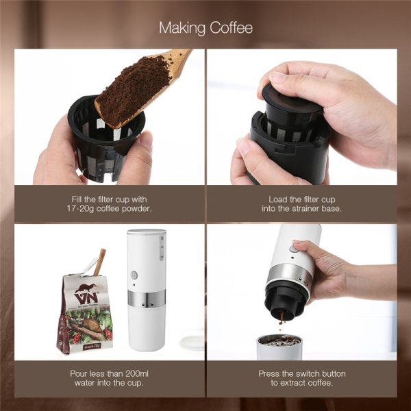 200ml Best Mini Coffee Machine - Image 6