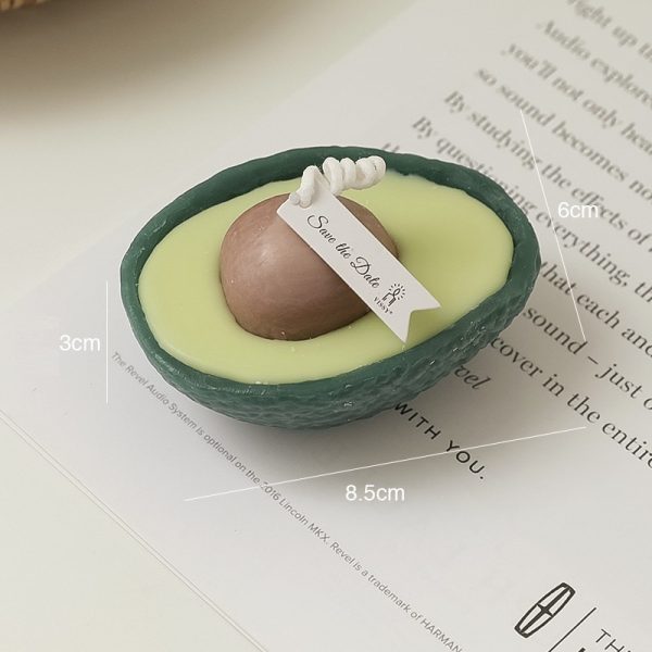 Diy Handmade Cute Avocado Scented Candles - Image 4