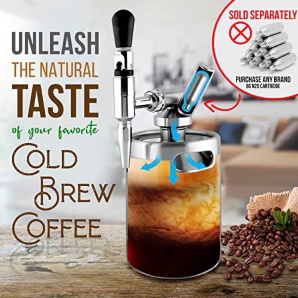 Nitrogen Coffee Machine Stainless Steel Coffee Barrel - Image 7