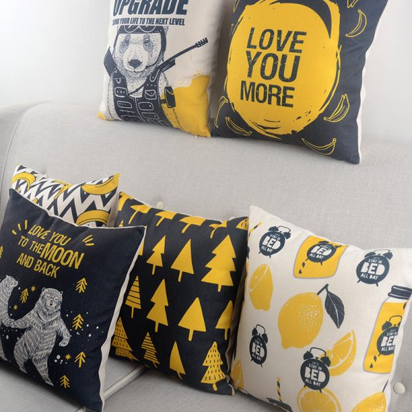 Cotton and hemp pillows with all kinds of cushions - Image 5