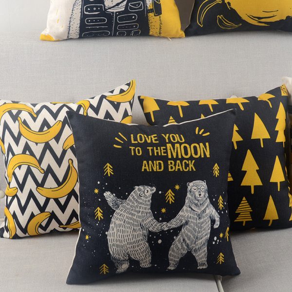 Cotton and hemp pillows with all kinds of cushions - Image 3
