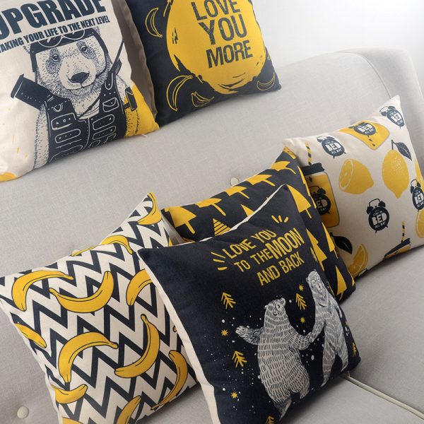 Cotton and hemp pillows with all kinds of cushions - Image 6
