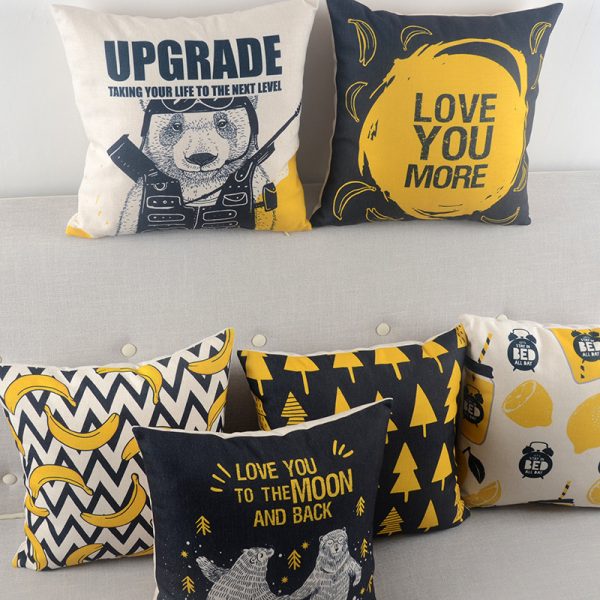 Cotton and hemp pillows with all kinds of cushions - Image 4