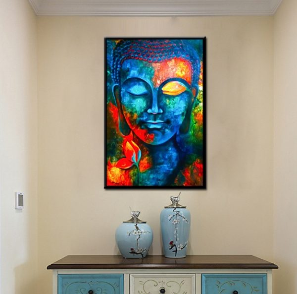 God Buddha Wall Art Canvas  Modern Buddha Canvas Art Paintings On The Wall Canvas Pictures Buddhism Posters Wall Decor - Image 4