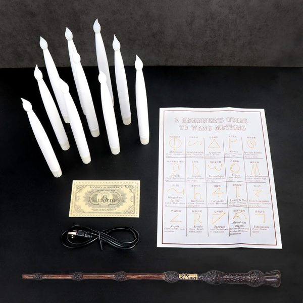 Flameless Candles With Magic Wand Remote Flickering Warm Light Floating Candles For Home Decor - Image 9