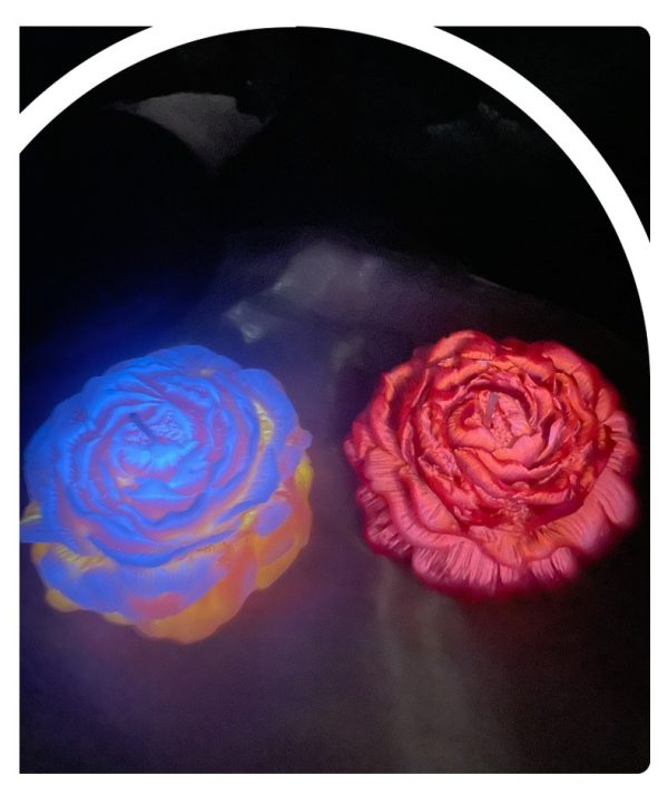 Peony Flower Luminous Fluorescence Low Temperature Candles - Image 2
