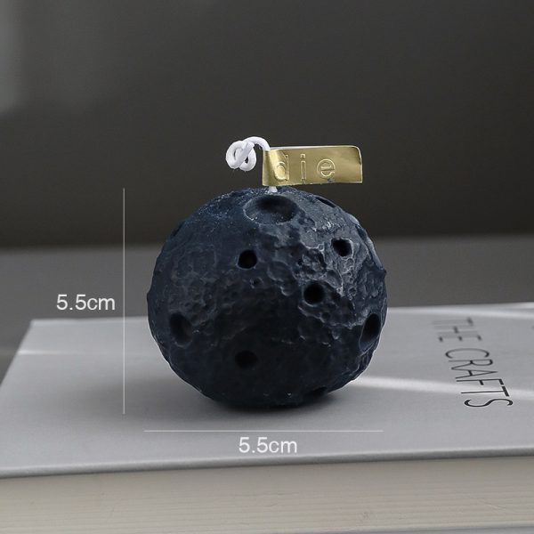 Bedroom Creative Moon Shape Scented Candles Ornaments - Image 3