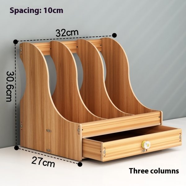 Office Desk Surface Panel Organizer Folder Storage Box Drawer - Image 7