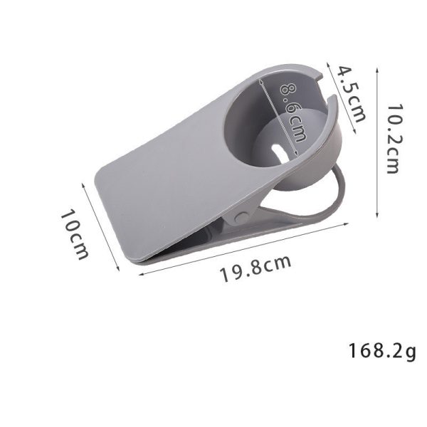 Multi-purpose Large Plastic Desk Cup Holder Tableside Storage Rack Bottle Desk Table Organizer - Image 5