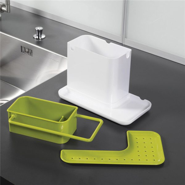 Cleaning supplies storage drain storage rack - Image 6
