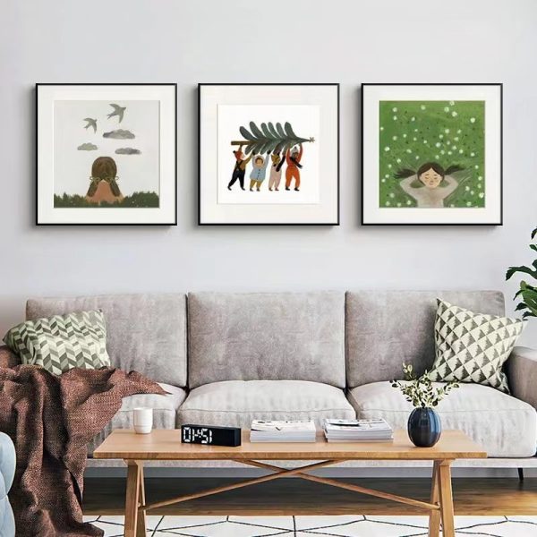Warm Nordic Art Wall Decoration Painting - Image 2