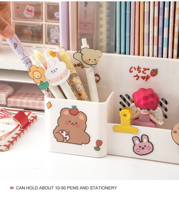 Kawaii Desk Organizer File Tray Book Stand Office Rack - Image 5