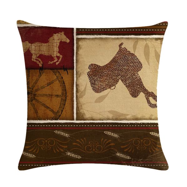 Cowboy Decorative Throw Pillows Cushion Covers - Image 6