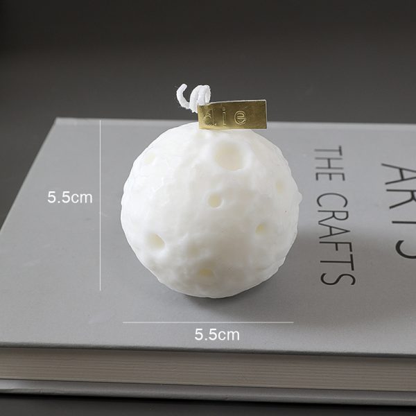 Bedroom Creative Moon Shape Scented Candles Ornaments - Image 2