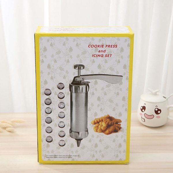 Household Cookie Mold Cream Pattern Mounting Device Gift Box Kitchen Gadgets - Image 7