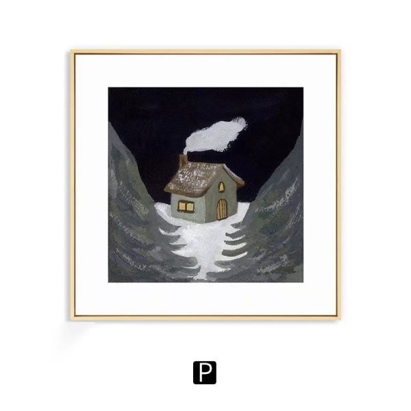 Warm Nordic Art Wall Decoration Painting - Image 4
