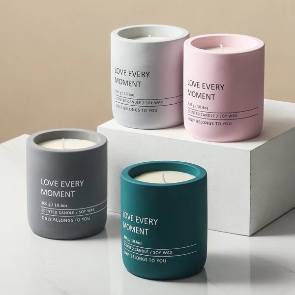 Creative Ceramic Cup Essential Oil Aromatherapy Candles - Image 5