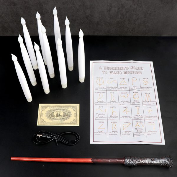 Flameless Candles With Magic Wand Remote Flickering Warm Light Floating Candles For Home Decor - Image 4