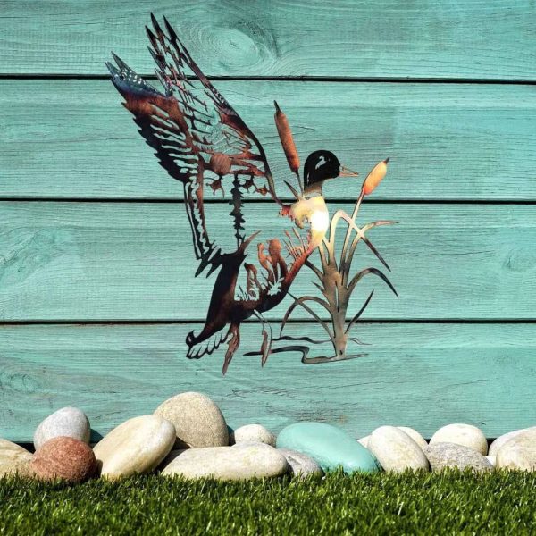 Home Decor Mallard Alloy Wall Art - Image 3