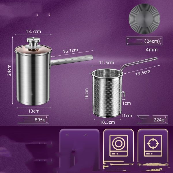 Stainless Steel Fryer For Household Mini Fuel Saving - Image 3