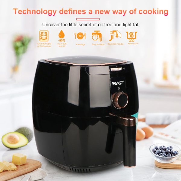 Smart Touch Screen Large Capacity French Fries Machine Air Fryer - Image 5