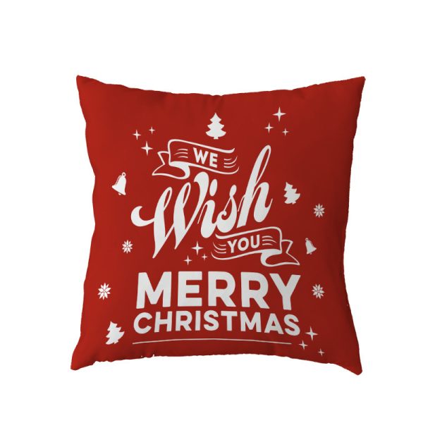 new Polyester Pillow Cover Holiday Series Pillow Cover Christmas Ball Christmas Tree Pattern Pillow Without Core - Image 4