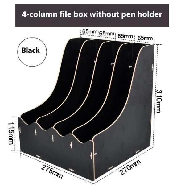 Office Desk Surface Panel Organizer Folder Storage Box Drawer - Image 4