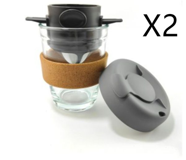 Foldable Portable Coffee Filter Stainless Steel Coffee Machine - Image 3