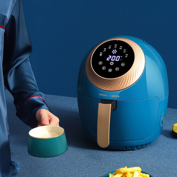 Multifunctional Non Oily Fume Free Intelligent Timing Electric Fryer - Image 6