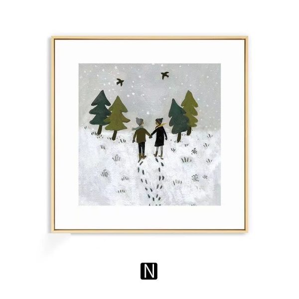 Warm Nordic Art Wall Decoration Painting - Image 7